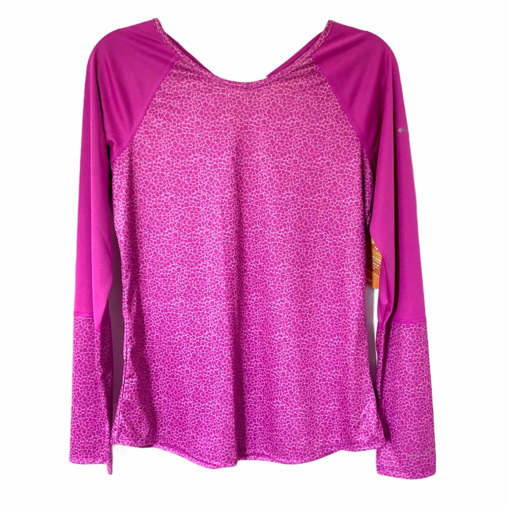 Columbia Women's Pink Long Sleeve Omni Shade Shirt Size US Medium